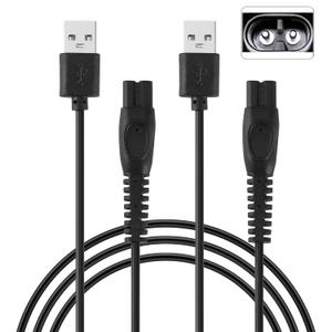 5V USB Charger Cord for Philips OneBlade QP2724 QP2834 QP1924,Replacement for OneBlade 360 MG7910 MG5910 MG9510 QP4631 QP6531 QP1424 X3001 USB Trimmer Charging Cable(TPE-2 Pack,3.3FT)