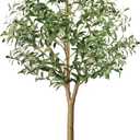 Artificial Olive Trees 5ft, Faux Faux Olive Tree Indoor with Realistic Tall Fake Plant Tree Trunk and Fruits,Olive Branches Silk Plants for Home Room Office Decor and Housewarming Gift