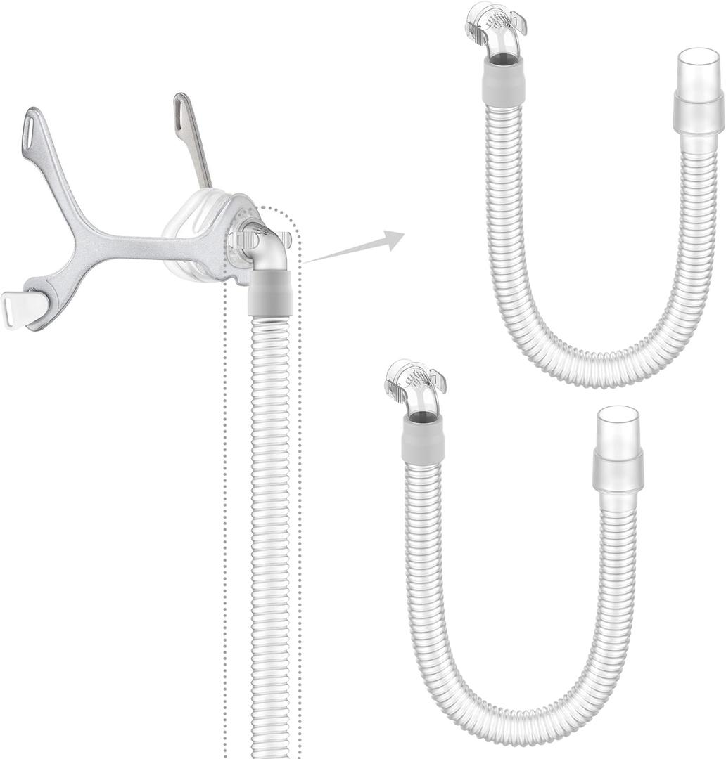2 Packs Connecting Hose for Wisp, Quick-Release Elbow Swivel Tube Only Compatible with Wisp, Great-Value CPAP Supplies by Medihealer