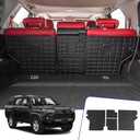 Rongtaod Back Seat Cover Protector Compatible with 2010-2024 Toyota 4Runner 5 Seats Trunk Mat Cargo Mat Cargo Liner 2023 Toyota 4 Runner Accessories (Backrest Mats,Fit with&Without Sliding Tray)