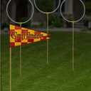 Rubies Harry Potter Quidditch Rings and Flags Decor for Themed Parties and Halloween, As Shown, One Size