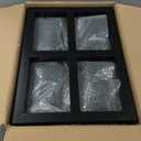 Fomcet 10FT x 10FT Backdrop Stand Heavy Duty with Base, Black Portable Adjustable Pipe and Drape Backdrop Stand Kit, Square Metal Arch Party Frame for Wedding Birthday Parties Banquet Decorations