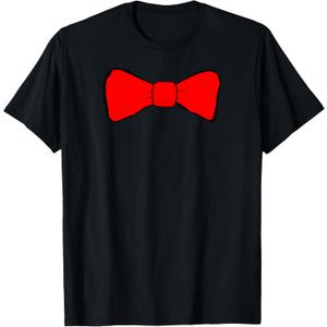 Red Bow Tie Funny T-Shirt T-Shirt Small