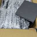 36pcs Black Slate Coasters Bulk Set 18 Round & 18 Square 4Inch Stone Coasters for Laser Engraving, DIY, Home, Bar, Wedding & Party Decor