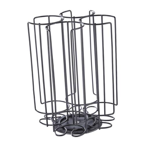 Vertical Coffee Capsule Holder Coffee Capsule Shelf Round Base Slim and Smooth Design for Tea Room