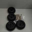 Lawn Mower Anti Scalp Deck Wheel Kit Set of 4 Compatible with Hustler 788166 31997 Rotary 13445 MTD John Deere & More Models
