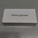 Camera Glasses Video Glasses HD Smart Glasses Recording Outdoor Sport Glasses with Camera Wearable Eyeglass Built-in 32G Memory Card only Open on Computer