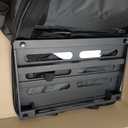 22" x 12.5" Guitar Pedal Board with Power Supply Tray, Carry Bag & Mounting Tapes Included (Black, SPB-22S)