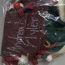 Knitted Sweater Style Stockings with Name Tag