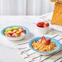 MUCHII 180 Count Paper Bowls 16 oz, Printed Soak Proof Disposable Bowls Bulk for Breakfast, Lunch, and Dinner Meals