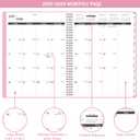 Monthly Planner 2026-2029, 36 Months Calendar Planner 2026-2029 from Jul 2026 Jun 2029, 8.5'' x 11'' with Ruled Spread, Flexible Cover, Spiral Wirebound, Pocket, Coated Tabs, Notes Habit Tracker