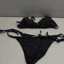 ZAFUL Women's Triangle Bikini Floral String Bikini Set Two Piece Swimsuit Bathing Suits, XL