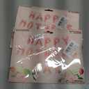 2 x Rose Gold Happy Mothers Day Balloons 16 Inch Mothers Day Balloons Red Rose Balloons for Mother's Days Party Decorations