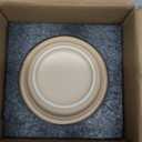 Havniva Ceramic Set of 2 Dog and Cat Bowls, 2pcs Basic 1 Cup Food or 7.8 oz Water Dishes for Puppy, Kitty, Wide Opening Rounded Edge (2 Bowls, Oat Beige)