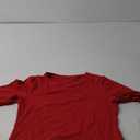 SUUKSESS Women Double Lined Fitted Basic Tee Crew Neck Short Sleeve Y2K Crop Top
 S