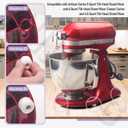 Patent PendingStand Mixer Attachment Holders, Compatible with Kitchenaid Mixer & KitchenAid Flat Beater, Kitchen Accessory Organizer, Accessories for Storing Dough Hooks,Flat & Flex Edge Beater