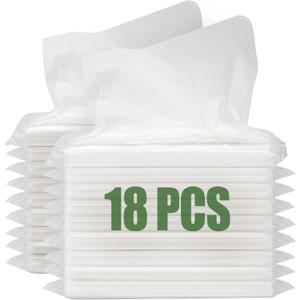 Car Tissue Refills, 18 Packs Car Tissues Auto Visor Tissue Refills for Visor, Napkins Holder Refill, Auto Travel Tissues, Soft and Smooth (18 Pieces)