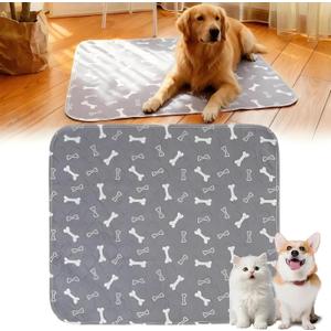 Puppy Pee Pads for Dogs, 2026 Upgraded Washable Puppy Pad with Pheromones, Puppy Pads with Pheromones - Leak & Odor Proof, Non-Slip Base, Easy to Clean & Reusable (Grey, XS: 11.8"  11.8") (Gray)