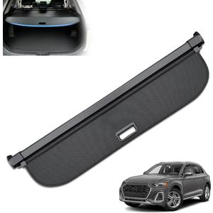 MIALUTY® Cargo Cover for 2017-2025 Audi Q5 SQ5 Retractable Trunk Cover Q5 SQ5 Accessories Anti-Peeping Privacy Screen,Trunk Luggage Shield Shade Carbon Fiber Texture
