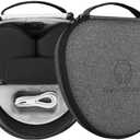 for Apple AirPods Max Case Smart: AirPod Max Accessories with Sleep Mode, Smart Case for New Apple AirPod Max, Ultra-Slim Portable Travel Bag for Apple Headphones, Long-Lasting Protection, Gray