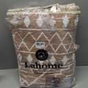 Wonnitar Moroccan Washable Area Rug 4x6, Non-Slip Rugs for Living Room, Boho Bedroom Throw Mat, Geometric Low Pile Floor Carpet for Home Office Mudroom Kitchen (Kakhi,4'x6')