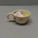 Koythin Ceramic Coffee Mug, Creative Flower Cup for Office and Home, Dishwasher and Microwave Safe, 8.5 oz/250 ml for Latte Tea Milk, Suitable for Mom on Mother's Day (Pink Cherry)