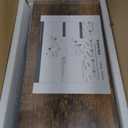 QEEIG Bathroom Floating Shelves for Wall - 15.7" Wall Mounted Shelf Over Toilet Farmhouse Home Decor Display Bookshelf Small 15.7 x 6.7 inch Set of 2, Rustic Brown (008-40BN)