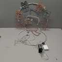 Christmas Window Decorations Lights, 24" Large Animated Light up Window Silhouette Lights for Indoor Home New Year Festival Holiday Decor(Juggling Snowman)