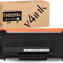 v4ink Compatible TN920XL Toner Replacement for Brother TN920XL TN920 XL Toner Cartridge for Brother HL-L5210DN HL-L5210DW HL-L5215DW HL-L6210DW HL-L6217DW HL-L6310DW HL-L6415DW HL-EX415DW MFC-L5710DN