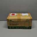 Ginkgo 100 Pcs Paper Gift Bags with Handles, Medium Size Brown Paper Bags 8x4.25x10.25 Inch, Kraft Bag for Party, Favor, Goodie, Grocery and Shopping