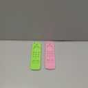 2 Packs Glow Remote Cover Compatible with Amazon Fire TV Stick 4K Plus, 4K Select, HD, 3rd Gen. Remote Controls, Anti-Slip Silicone Case with Lanyard, Glow in the Dark, Glow Green & Glow Pink