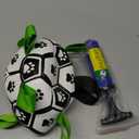 Dog Soccer Ball Toys with Straps, 6'' Interactive Toys for Tug of War, Puppy Birthday Gifts, Dogs Tug Toy, Water Toy, World Cup Durable Balls for Small Medium Dogs(6 Inch - Medium)