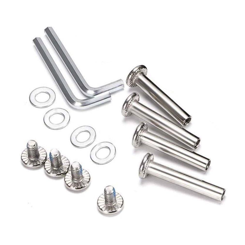 OD 15/64" (6mm) Shaft Hex Socket Screw Inline Skate Wheel Roller Blades Replacement Skate Wheel Axles Repair kit w/Installation Tools (30mm/1.18in)