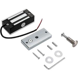 Electric Magnetic Door Lock 60KG / 130LBS Holding Force 12V NC Mode Single Access Control for Metal/Fire Proof/Wooden/Glass Doors