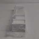 SRIWATANA Floating Shelves Wall Mounted, Solid Wood Wall Shelves, White