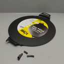 Lodge Seasoned Cast Iron Pizza Pan - Pre-Seasoned, Round Pizza Pan with Dual Assist Handles - Even Heat Distribution- PFAS-Free, Non-Toxic Cookware - Oven Safe - 15 Inch