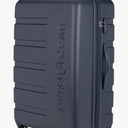 SwissGear 7366 Hardside Expandable Luggage with Spinner Wheels, Navy, Checked-Large 27-Inch