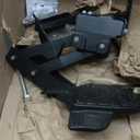 Rear Bed Step Compatible with Dodge Ram 2500 3500# 2019 2020 2021 2022 2023 2024 Retractable Bumper Tailgate Step 82215842AH AD 82215842AE AC No-Drill Truck Tailgate Bed Step