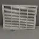 Fits 20x14 Duct Opening | Steel Return Air Grille by Handua | Vent Cover Grill for Sidewall and Ceiling | White | HVAC Cold Air Intake Grille | Outer Dimensions: 21.75"W X 15.75"