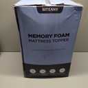 Dual Layer 4 Inch Memory Foam Mattress Topper for Pressure Relief with 4X Support, 2" Pillow Top Full XL Mattress Topper 50% Viscose Made from Bamboo Plus 2" Cooling Gel Memory Foam