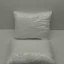 Large White Striped Pillows 100% Cotton Cover, 100% Polyester Filling 26" x 20"