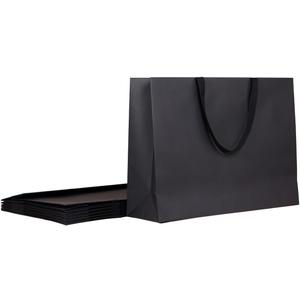 6pcs 21.7x6.1x15.7 (4) Extra Large Size Gift Bags with Cotton Handles, Thick, Sturdy, Giant, Jumbo Paper Bags for Wedding, Birthday, Party, 1 count