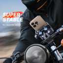 JOYROOM Motorcycle Phone Mount Holder [Capture the Scenery Anytime][Dual Vibration Dampener] Electric Scooter Accessories Holder Handlebar for Electric Scooter/E-Bike/Stroller
