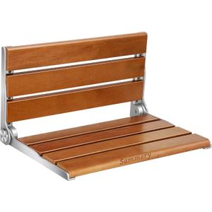 18" Wall Mount Shower Seat, Shower Bench Wall Mount for Inside Shower, Fold Down Shower Seat, Shower Seats for Adults