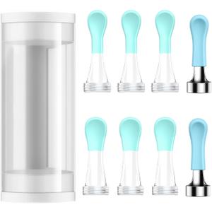 Bebird Replacement Tips Ear R1-8 PCS Waterproof Silicone Ear Spoon for Wet/Dry Earwax Cleaning - BEBIRD Original Ear Cleaner Tips Set for W3/R3/T15/X3/D3Pro/M9 (New Spiral Structure)