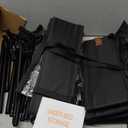 Under Bed Storage with Wheels,2-Pack Under Bed Storage Containers with Clear Lids,XXL Large Under the Bed Storage Organizer Bins With Handles,Space Saving Design for Clothes,Shoes,Books-Black