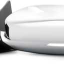 For Chrysler 200 2011 2012 2013 2014 Door Mirror Driver Side | Power | Heated | Chrome | Replacement For CH1320336 | 68088123AC, 68101147AA