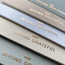 RUN2PRINT 36 Pack Dusty Blue Elegant Foiled Thank You Cards with Envelopes and 36 Peel and Seal Stickers