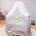 Joylife Baby Net Baby Toddler Bed Crib Dome Canopy Netting (White)
