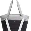 Tote Bag for Women,Lightweight Durable Puffy Yoga Mat Bag with Compartments,Shoulder Handbag for Work, Travel, Gym